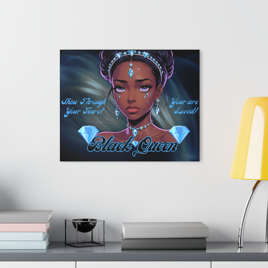 Diamond Queen Acrylic Wall Art, Inspirational Decor, Statement Piece, Modern Home Decor